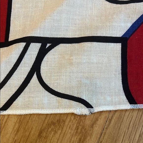 Geometric Pattern Scarf Square - Picture 6 of 6